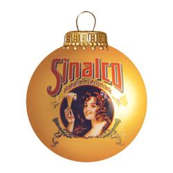 Bedrukte kerstballen met logo