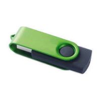 Groene bedrukte USB stick