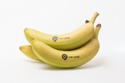 banaan met logo