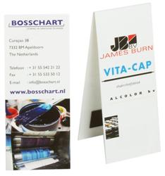 Boekenlegger papier met magneetsluiting