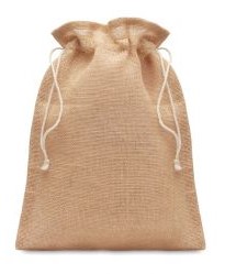 Kleine jute giftbag